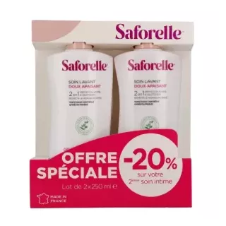 Saforelle Soin lavant doux 2x500ml