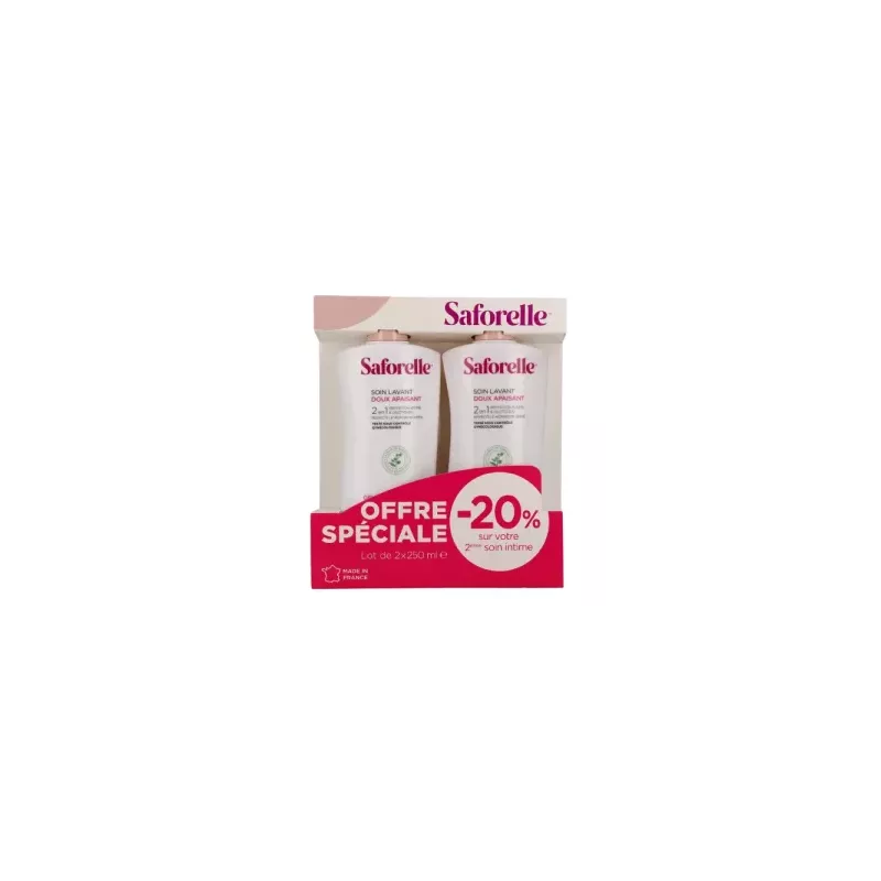 Saforelle Soin lavant doux 2x500ml