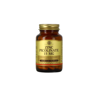 Solgar Zinc Picolinate 15mg - 100 gélules