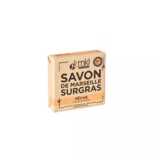Savon de Marseille surgras à la pêche MKL - Exfoliant - 100g