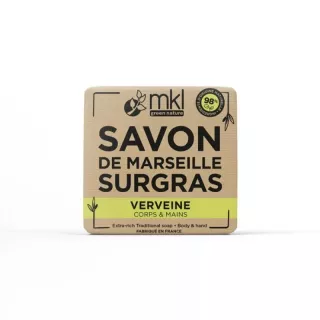 Savon de Marseille surgras à la verveine MKL - Notes citronnées - 100g