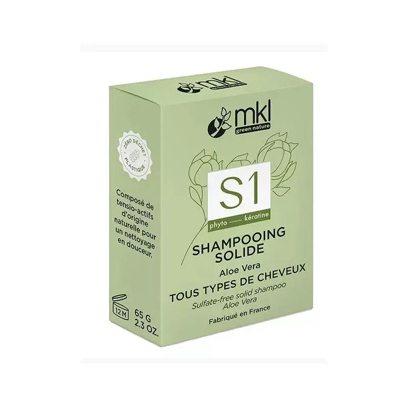 MKL Shampooing solide aloe vera cheveux normaux - 65g