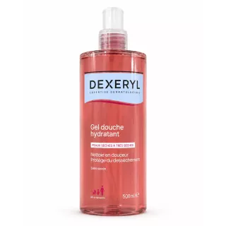 Gel Douche Hydratant Dexeryl 500ml - Peau Sèche & Apaisée