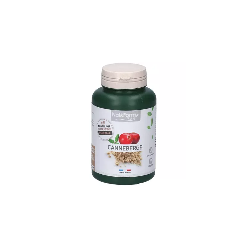 Canneberge Nat&Form Original - Vitamine C - 200 gélules