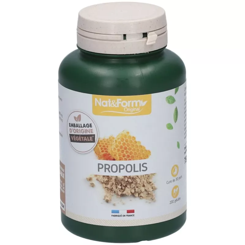 Propolis Nat&Form Original - Défenses naturelles - 200 gélules
