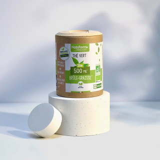 Thé vert Bio Nat&Form - Brûle graisses - 90 gélules