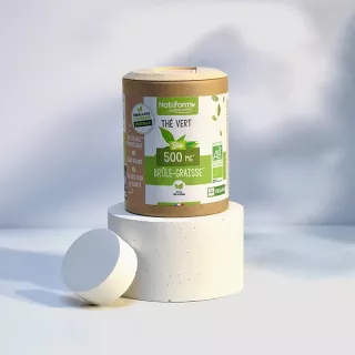 Thé vert Bio Nat&Form - Brûle graisses - 90 gélules