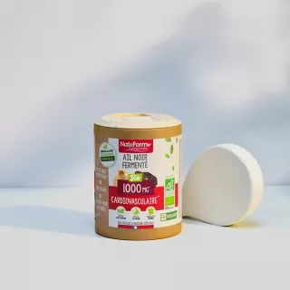 Ail noir Bio Nat&Form - Santé cardiovasculaire - 200 gélules