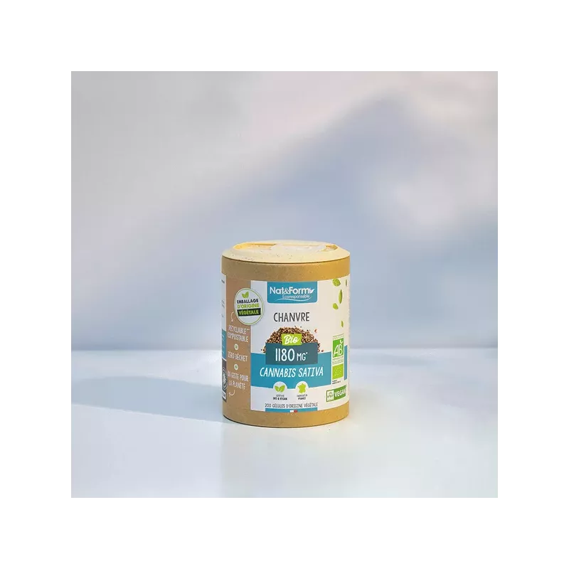 Chanvre Bio Nat&Form - Système immunitaire - 200 gélules