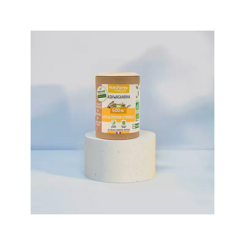 Ashwagandha Bio Nat & Form - Fatigue Physique & mentale - 60 gélules