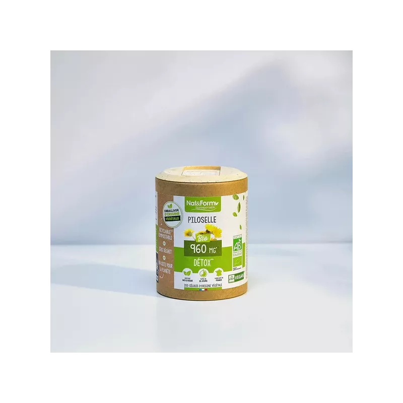 Piloselle Bio Nat&Form - Détox - 200 gélules