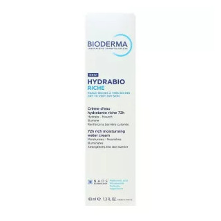 Soin hydratant texture riche Hydrabio Crème Bioderma - Peaux sèches à très sèches - 50ml