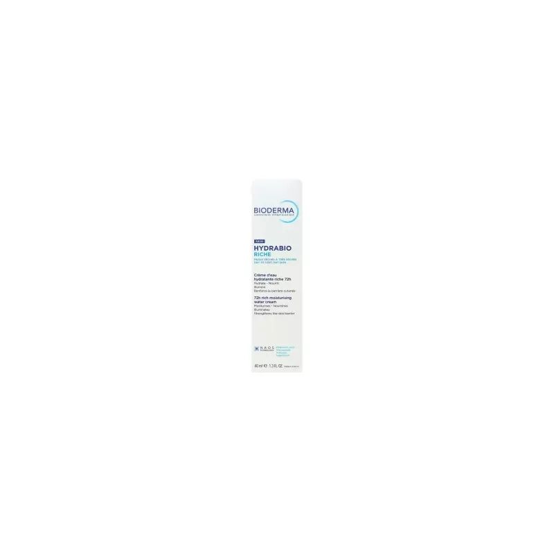 Soin hydratant texture riche Hydrabio Crème Bioderma - Peaux sèches à très sèches - 50ml