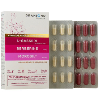 Complexe minceur probiotiques Granions - 20 comprimés + 20 gélules