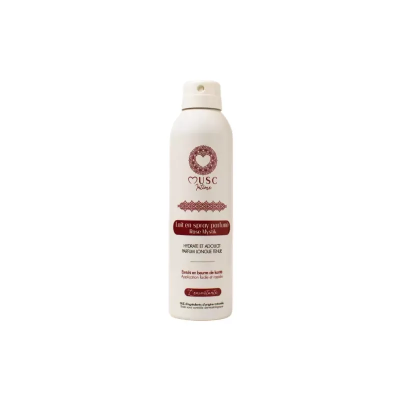 Lait corporel Rose Mystik - Hydratation 24h - Spray 200ml