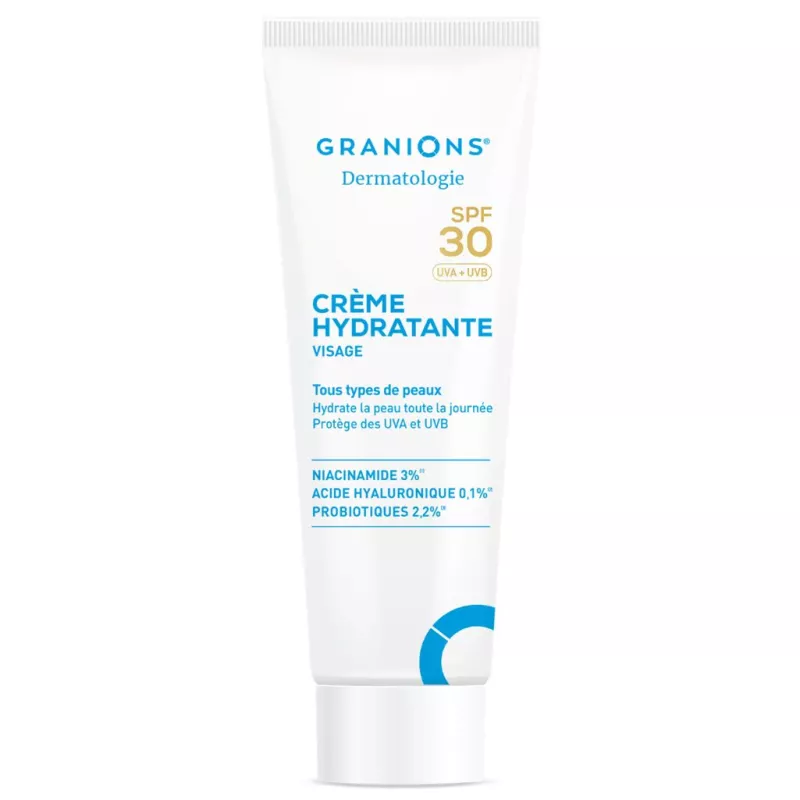 Crème hydratante SPF30 Granions - Éclat de la peau – 40ml