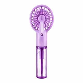 Mini Brumisateur ventilateur rechargeable usb - violet