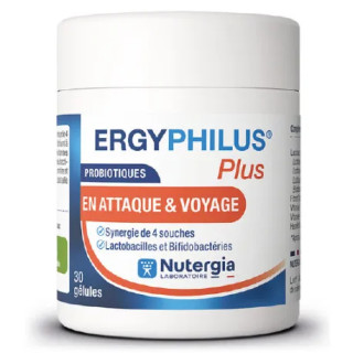 Ergyphilus® Plus Nutergia - Probiotiques - 30 gélules