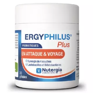 Ergyphilus® Plus Nutergia - Probiotiques - 30 gélules