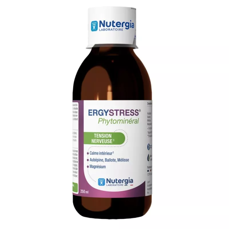Ergystress® Phytominéral Nutergia - Gestion du stress quotidien - 250ml