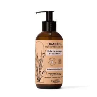 Huile de massage au Citron Bio Draining Phytofrance - Confort circulatoire - 500ml