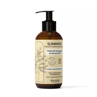 Huile de massage au citron, menthe poivrée & mandarine rouge Slimming Phytofrance - Beauté de la peau - 250ml