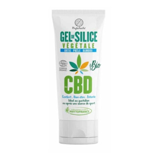 Gel cutané de silice végétale Bio CBD Phytofrance - Confort, bien-être & détente - 80ml