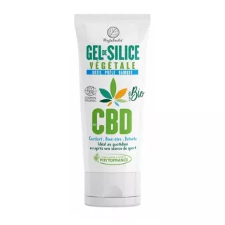 Gel cutané de silice végétale Bio CBD Phytofrance - Confort, bien-être & détente - 80ml