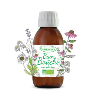 Bain de bouche aux plantes Bio Phytofrance - Hygiène buccale & haleine fraîche - 125ml