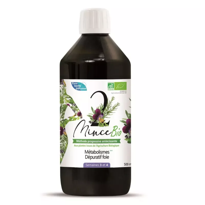 Mince N°2 Bio Phytofrance - Méthode progressive amincissante - 500ml