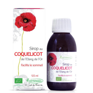 Sirop de Coquelicot Bio Phytofrance - Détente & relaxation - 125ml