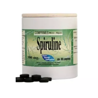 Spiruline 500mg Phytofrance - Système immunitaire - 1000 comprimés