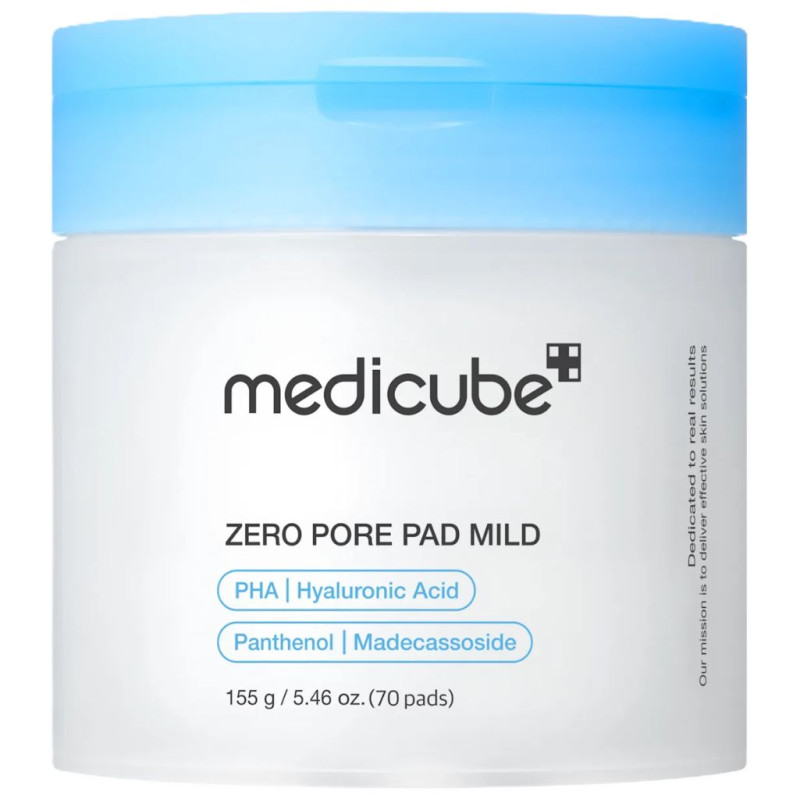 Patch visage Zero Pore Mild Medicube - Excès de sébum - 70 disques imprégnés