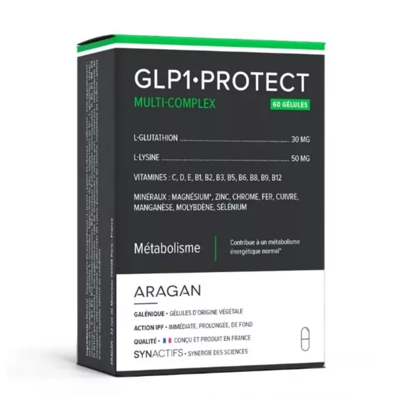 GLP1•Protect Multi-Complex Aragan - Métabolisme & nutrition - 60 gélules