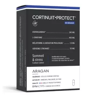 CortiNuit•Protect® LP Aragan - Sommeil & stress - 60 gélules