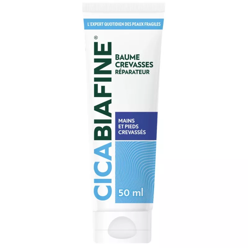 Baume réparateur crevasses Cicabiafine - Zones très sèches et fendillées - 50ml