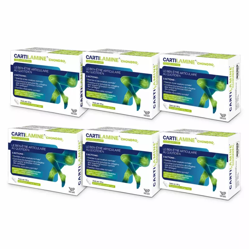 Cartilamine Chondro E-Sciences - Gêne articulaire - 6 x 60 tablettes