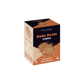 Pain brun multi-céréales tranché Protifast - 10 tranches