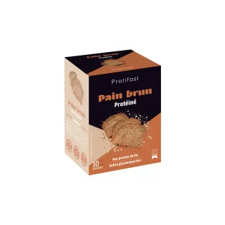 Pain brun multi-céréales tranché Protifast - 10 tranches
