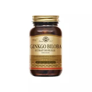 Solgar Ginkgo Biloba 60 gélules végétales