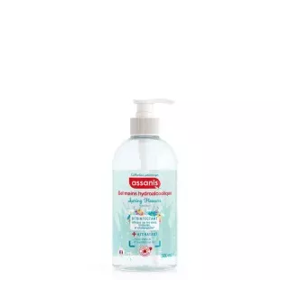 Assanis Gel hydroalcoolique sans rinçage mains - Senteur Spring Flowers - 500ml