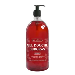 Gel douche surgras ambre BeauTerra - 1L