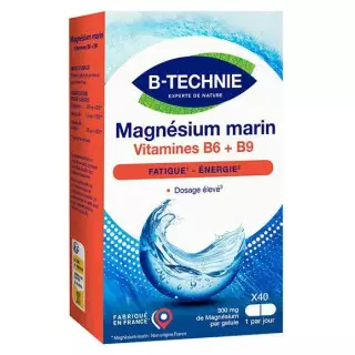 Magnésium marin B6 lithothamne - 100 gélules Biotechnie