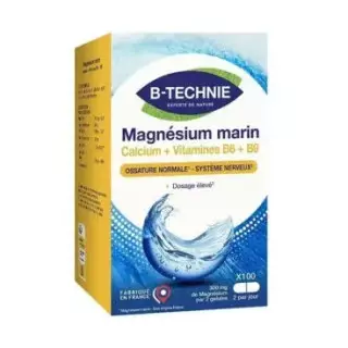 Magnesium + calcium 100 gélules Biotechnie