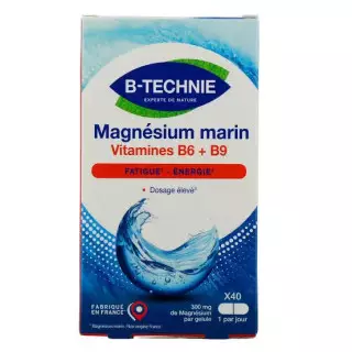 Magnesium Marin B6 Biotechnie 40 gélules