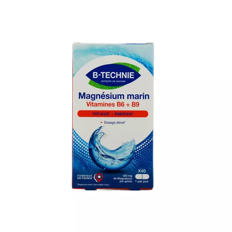 Magnesium Marin B6 Biotechnie 40 gélules