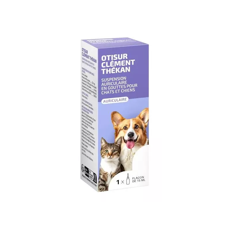 Suspension auriculaire chat et chien Otisur Clément Thékan - 15ml