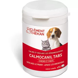 Calmocanil Tabs chiens et chats Clément Thékan - Irritations - 30 comprimés