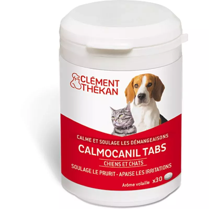 Calmocanil Tabs chiens et chats Clément Thékan - Irritations - 30 comprimés