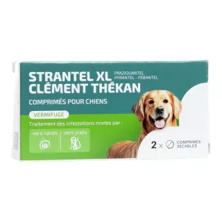 Vermifuge chien XL Strantel de Clément Thékan - 2 comprimés
